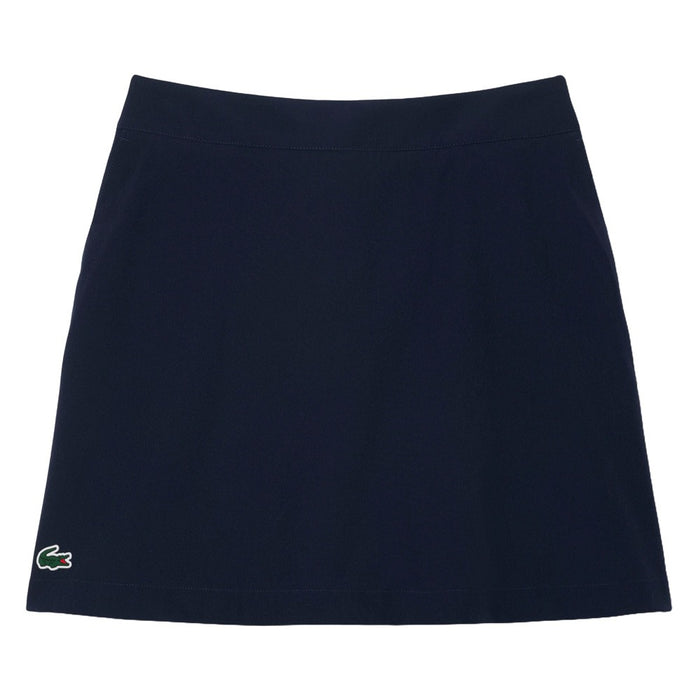 Lacoste Ultra Dry Lined Golf Skirt Navy Blue - SS25 Women