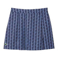 Lacoste Ultra Dry Stretch Lined Golf Skirt Navy Blue/Purple - FW25 Women