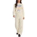 Malbon Adeline Crewneck Golf Sweatshirt Ivory - SS25 Women