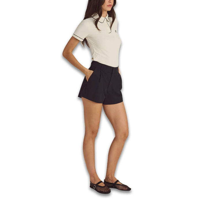 Malbon Anna SS Golf Polo Ivory - SS25 Women