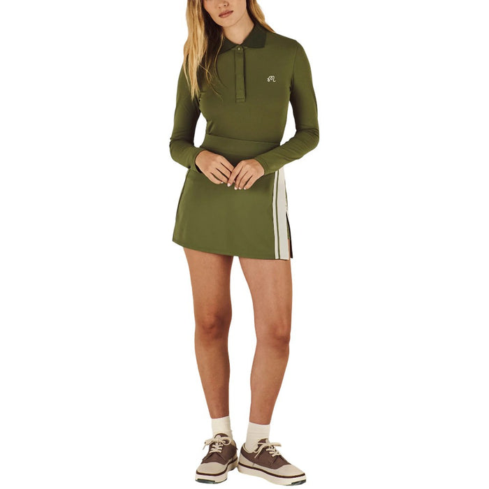 Malbon Baseline Golf Skirt Olivine - SS26 Women