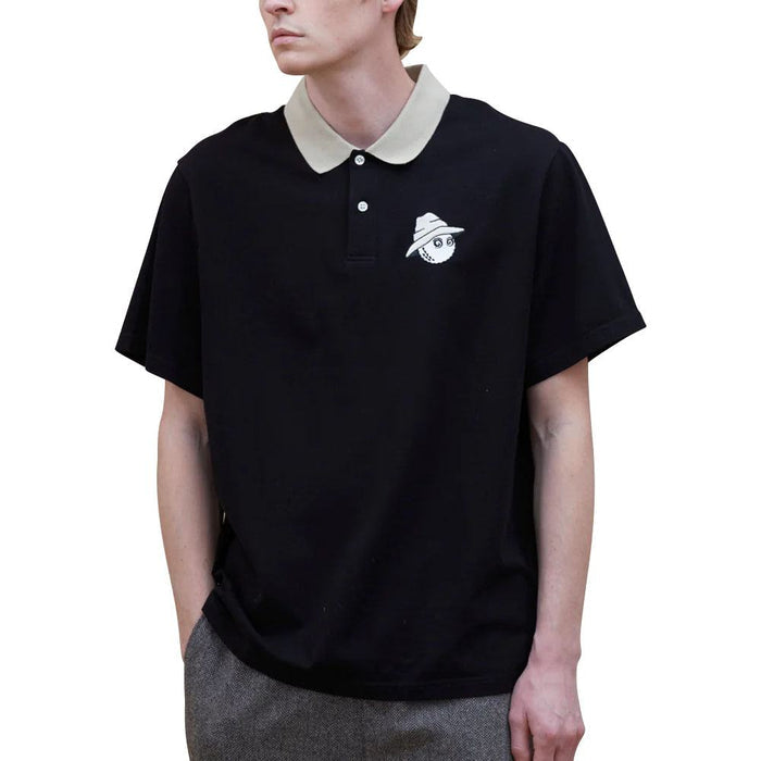 Malbon Buckets Boy Pique Golf Polo Black - 23 Men