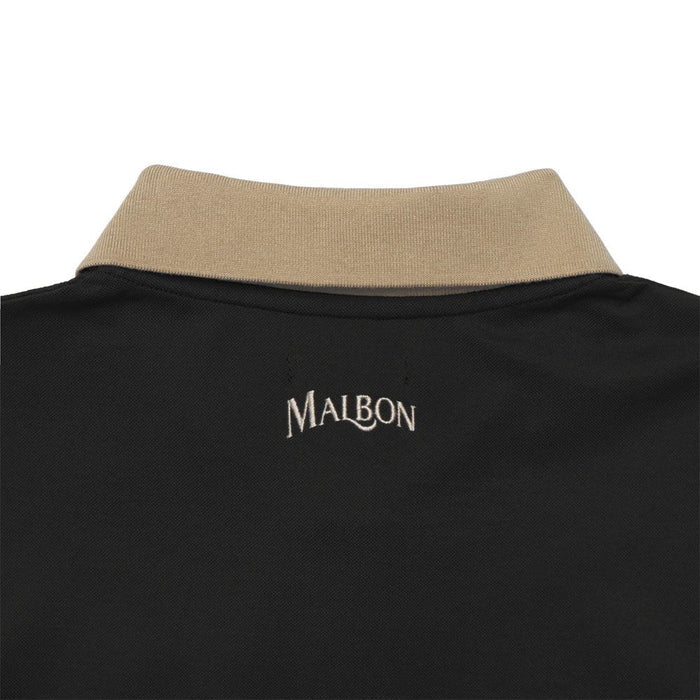 Malbon Buckets Boy Pique Golf Polo Black - 23 Men