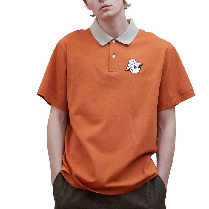 Malbon Buckets Boy Pique Golf Polo Cognac - 23 Men
