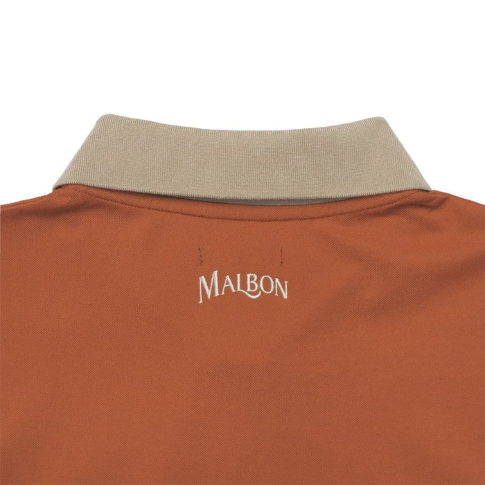 Malbon Buckets Boy Pique Golf Polo Cognac - 23 Men