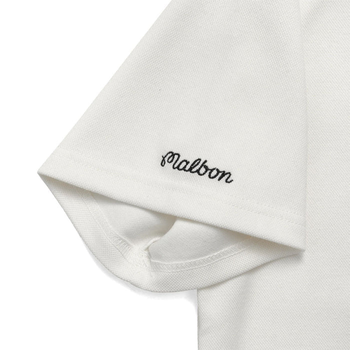 Malbon Caddy Cooper Golf Polo Bone - 23 Men