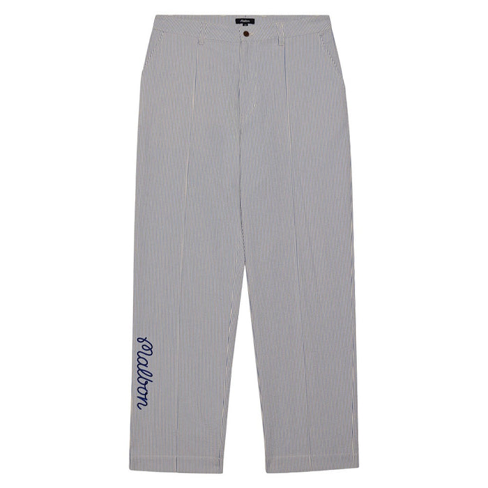 Malbon Cannes Pleated Trouser Golf Pants Blue - SS25