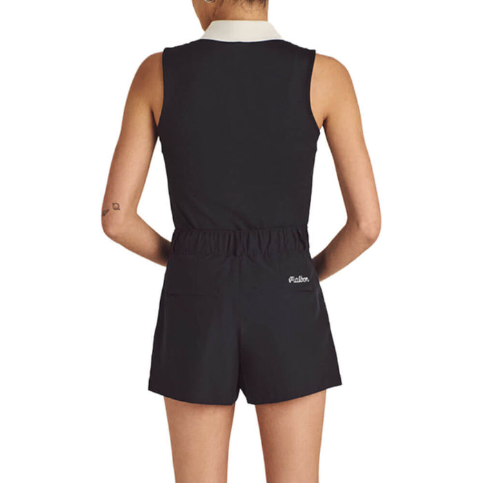 Malbon Claudia Sleeveless Golf Polo Black - 26 Women
