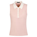 Malbon Claudia Sleeveless Golf Polo Rose - SS25 Women