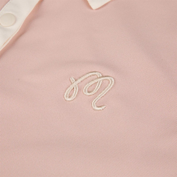 Malbon Claudia Sleeveless Golf Polo Rose - SS25 Women