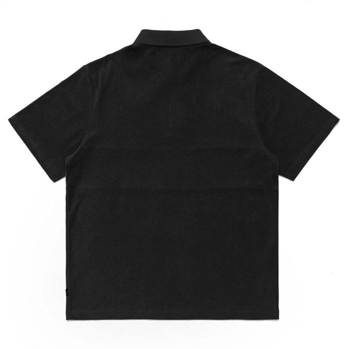 Malbon Clearwater Terry Golf Polo Black - 23 Men