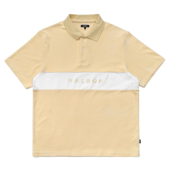 Malbon Clearwater Terry Golf Polo Sand - 23 Men
