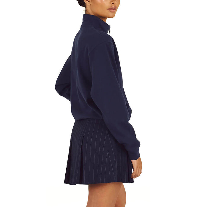 Malbon Cleo Golf Sweatshirt Navy - FW25 Women