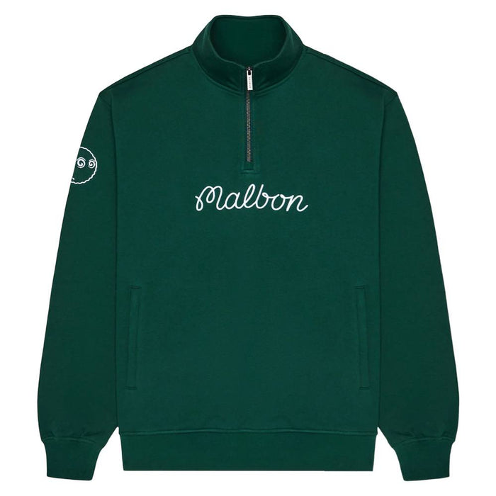 Malbon Collegiate Golf Sweatshirt Forest - 25 Men