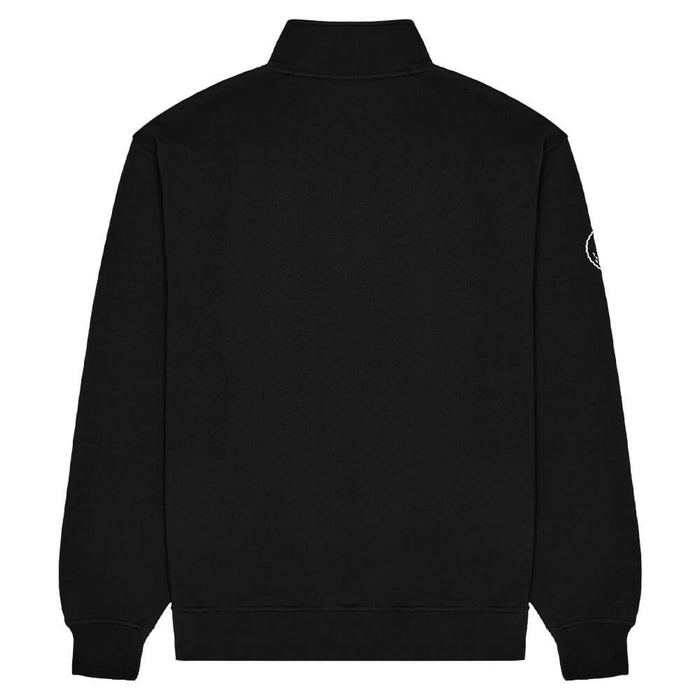 Malbon Collegiate Unbadged Golf Sweatshirt Black - FW25 Men