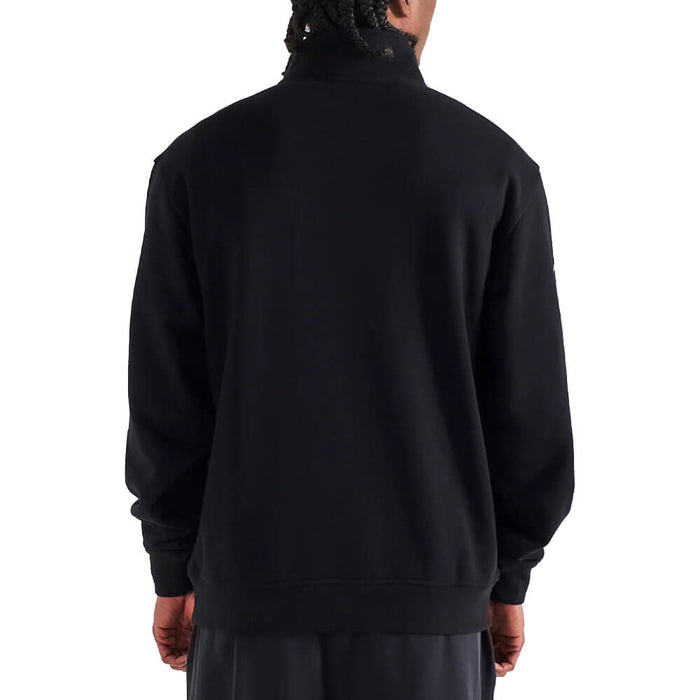 Malbon Collegiate Unbadged Golf Sweatshirt Black - FW25 Men