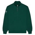 Malbon Collegiate Unbadged Golf Sweatshirt Forest - FW25 Men