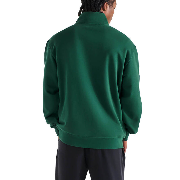 Malbon Collegiate Unbadged Golf Sweatshirt Forest - FW25 Men