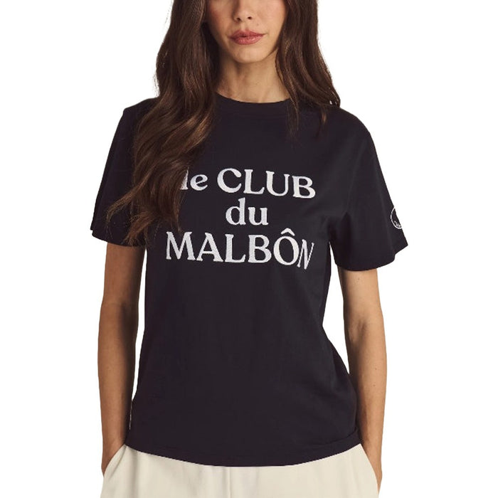 Malbon Cosette Golf T-Shirt Black - SS25 Women