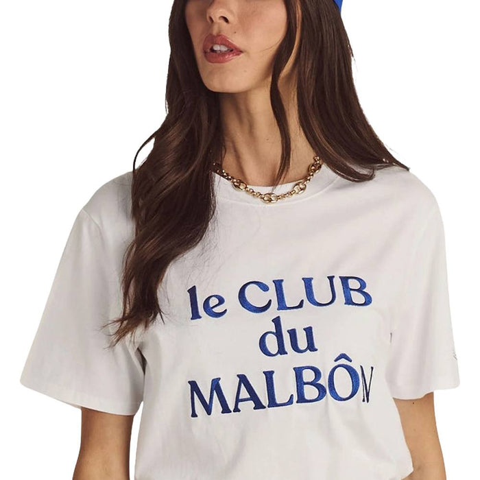 Malbon Cosette Golf T-Shirt White - SS25 Women
