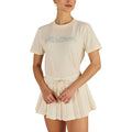Malbon Cosette Script Golf T-Shirt Cream - SS26 Women