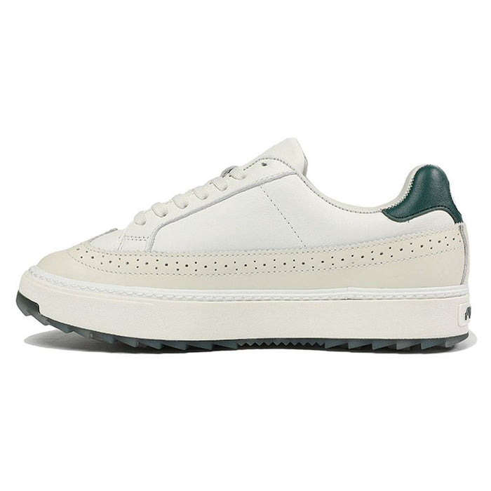 Malbon Course Spikeless Golf Shoes White/Green/Cream - 24 Men