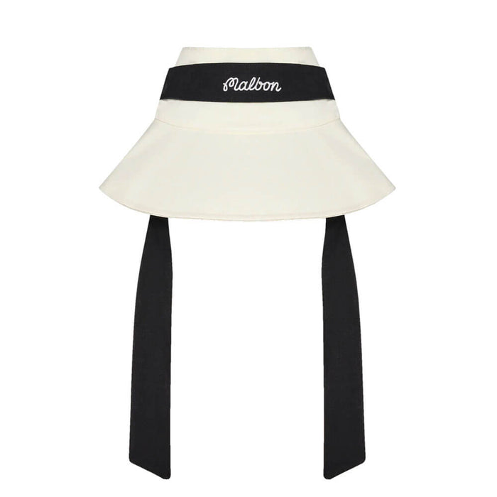 Malbon Delilah Open Top Golf Bucket Hat Ivory - SS25 Women