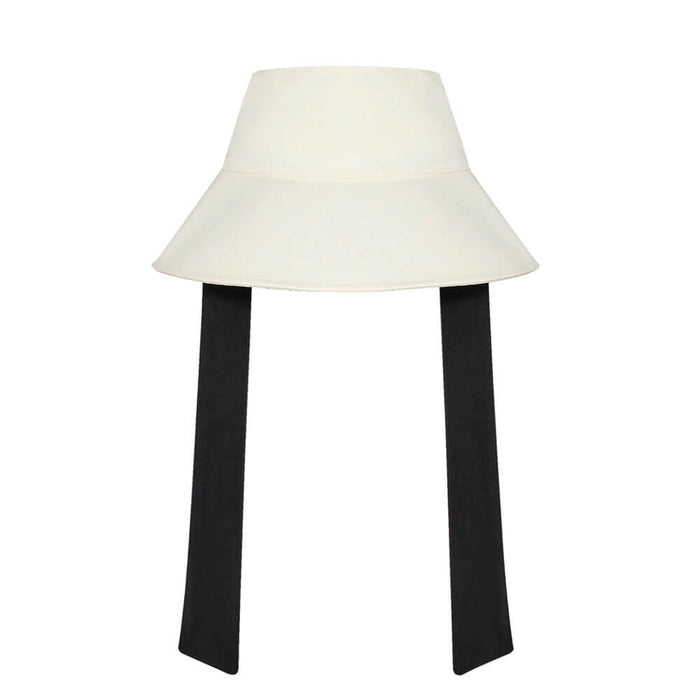 Malbon Delilah Open Top Golf Bucket Hat Ivory - SS25 Women