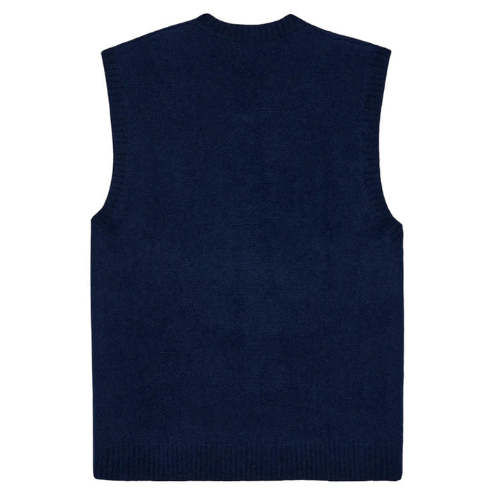 Malbon Domenica Golf Vest Navy - SS25 Men