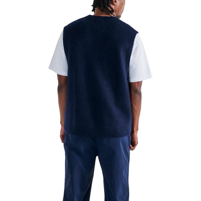 Malbon Domenica Golf Vest Navy - SS25 Men