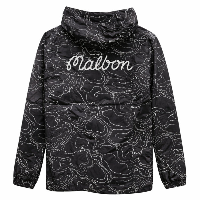 Malbon Evergreen Buckets Nylon Golf Anorak Black Topo - FW25 Men