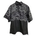Malbon Evergreen Logo Golf Windshirt Black Topo/Black - FW25 Men