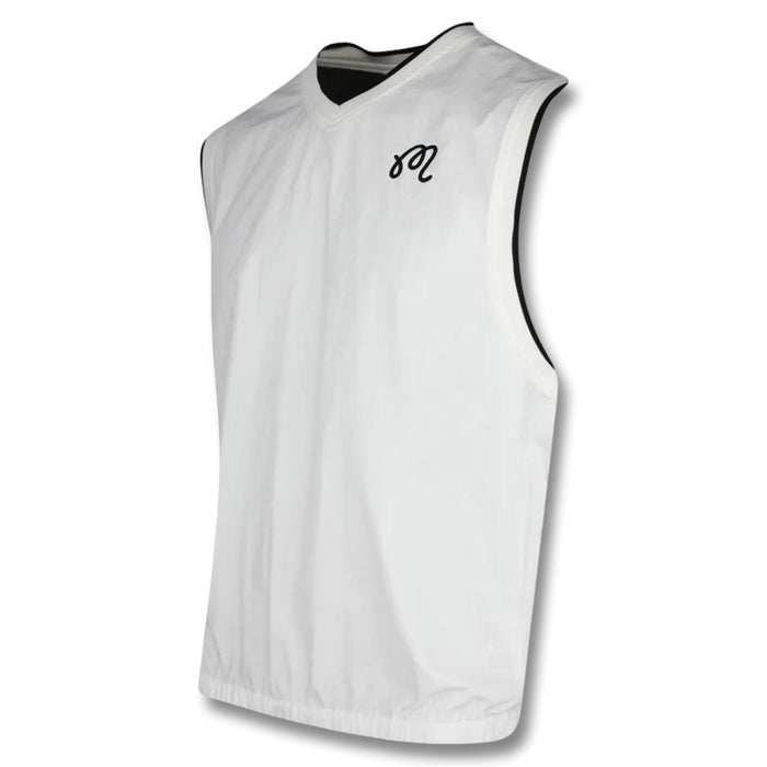 Malbon Evergreen Nylon Golf Vest Black/White - FW24 Men