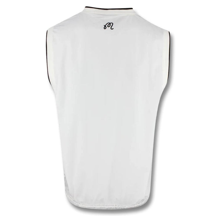 Malbon Evergreen Nylon Golf Vest Black/White - FW24 Men