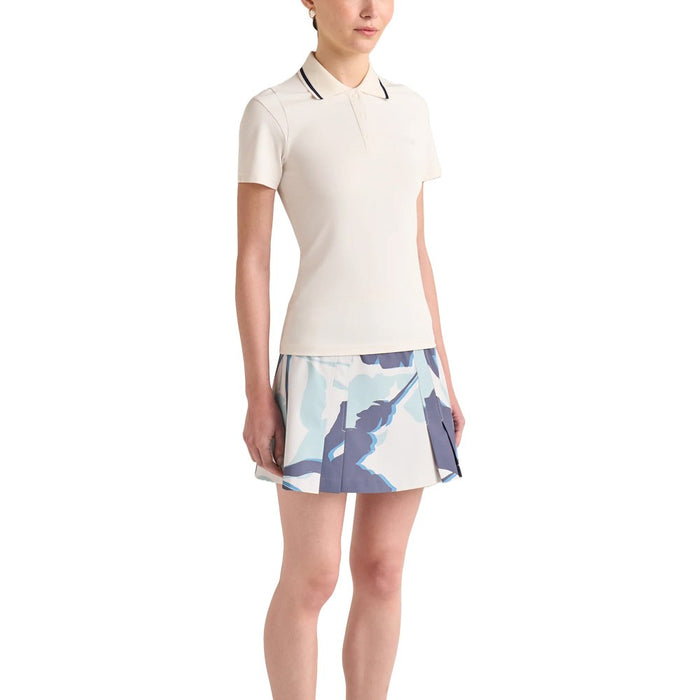 Malbon Evergreen Paloma Golf Polo White - FW24 Women