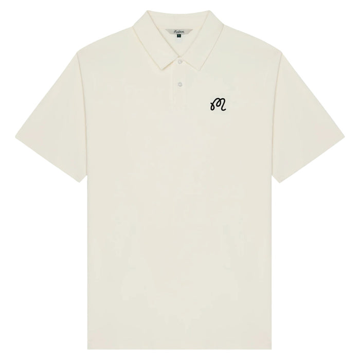 Malbon Fairway Golf Polo Ivory - SS26 Men