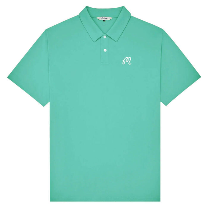 Malbon Fairway Golf Polo Marine Green - SS26 Men