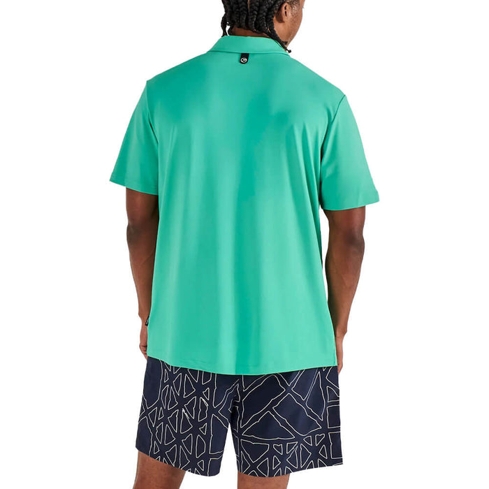 Malbon Fairway Golf Polo Marine Green - SS26 Men