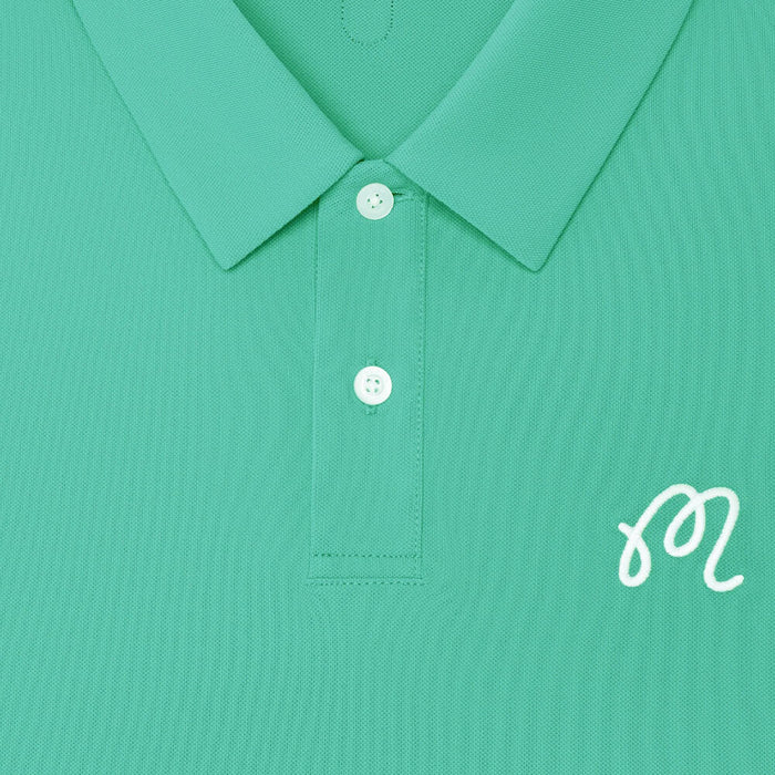 Malbon Fairway Golf Polo Marine Green - SS26 Men