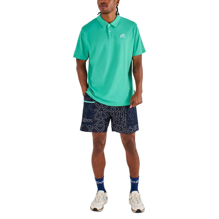 Malbon Fairway Golf Polo Marine Green - SS26 Men
