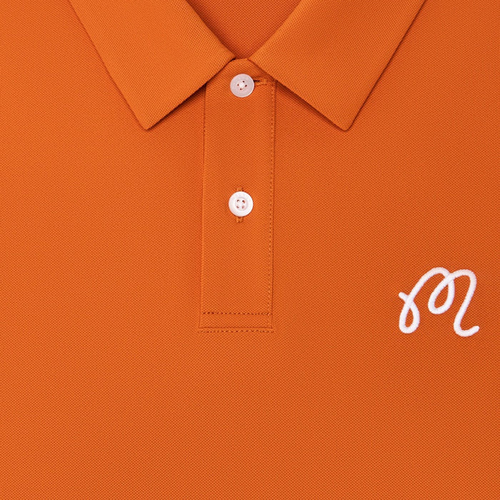Malbon Fairway Golf Polo Marmalade - SS26 Men