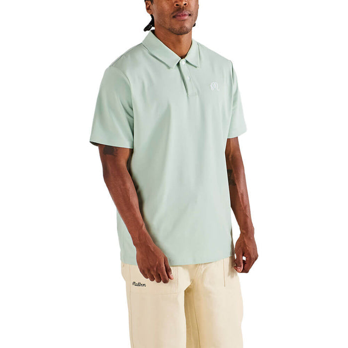 Malbon Fairway Golf Polo Surf Spray - SS26 Men