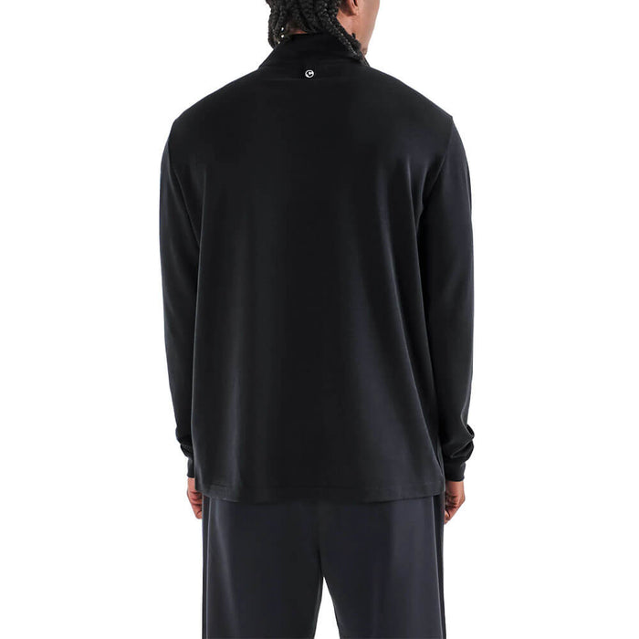 Malbon Flyer Mid Layer Golf Pullover Black - 25 Men