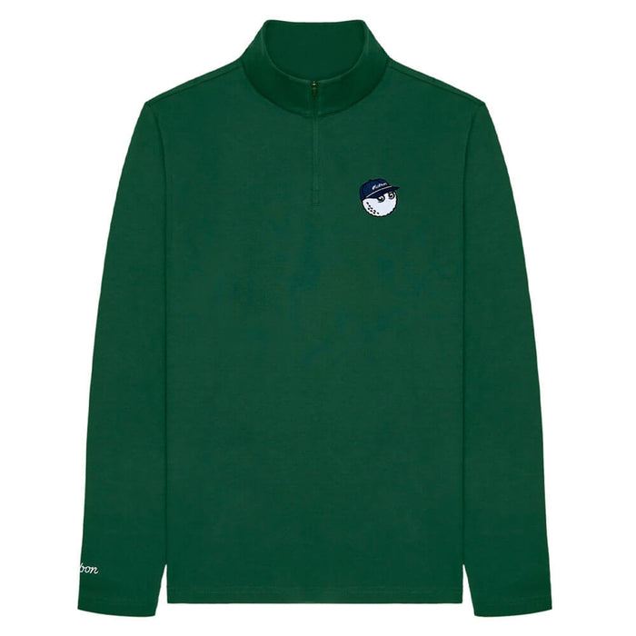 Malbon Flyer Mid Layer Golf Pullover Forest - 25 Men