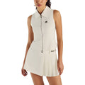 Malbon Gemma Zip Sleeveless Golf Polo Ivory - SS25 Women