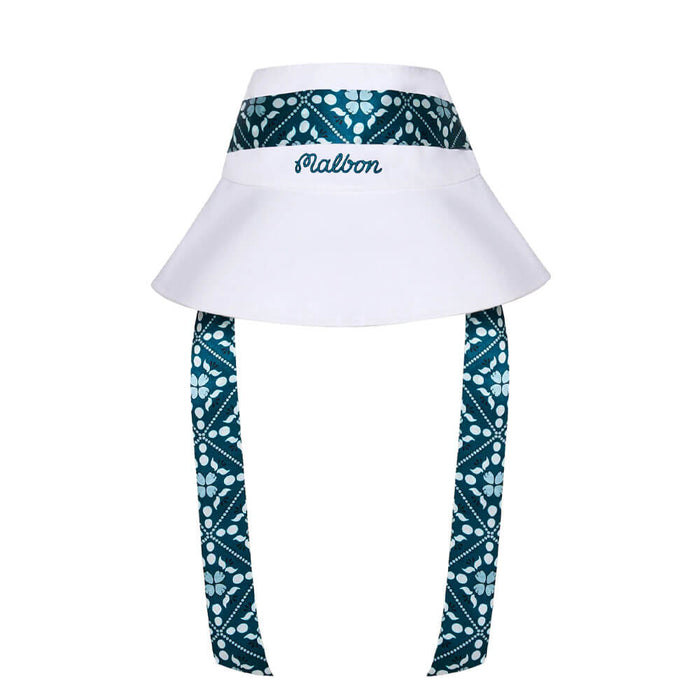 Malbon Gia Open Top Golf Bucket Hat White - SS25 Women