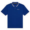 Malbon Grasse Pique Golf Polo Blue - SS25 Men
