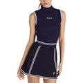 Malbon Kara Mock Neck Golf Vest Navy - SS25 Women
