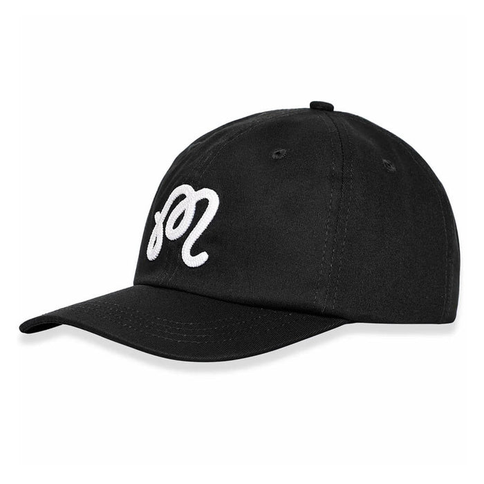 Malbon M Script Chainstitch Painters Golf Cap Black - SS25 Men