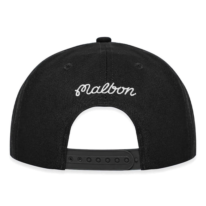 Malbon M Script Chainstitch Painters Golf Cap Black - SS25 Men